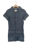 Vorschaubild 1 von Jeanskleid Damen Gr. 36 S Kurzarm Hemdkleid Blau
