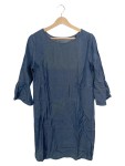 Vorschaubild 1 von Damen Jeanskleid Lyocell Gr. 36/S Blau Volantärmel Casual