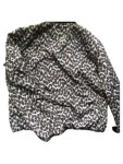 Vorschaubild 4 von Bomberjacke Damen Gr. 38/M Grau Polyester Tierdruck Animal-Print Freizeit