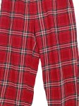 Vorschaubild 2 von Jogginghose Damen Rot Gr. 38/M Baumwolle Kariert Casual Freizeit