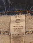 Vorschaubild 6 von Kinder Jeans Regular Fit Gr. 134 Blau Fußball Applikation