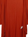 Vorschaubild 2 von Strickjacke Damen Gr. 36/S Orange Viskose Elasthan Uni Casual