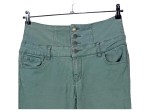 Vorschaubild 4 von Damen Skinny Jeans High Waist Gr. 42 Grün Stretch