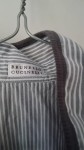 Vorschaubild 2 von Hemdbluse Damen Grau Gr. 32/XXS Baumwolle Gestreift Elegant