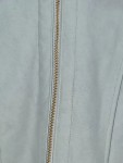Vorschaubild 4 von Damen Kunstlederjacke Felljacke Teddyfell Blau Gr. 42 XL