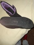 Vorschaubild 2 von Stiefel Damen Gr. 39 Schwarz Kunststoff Klettverschluss 2 cm Uni