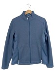 Vorschaubild 1 von Fleecejacke Damen Blau Gr. 40/L Polyester Uni Sportlich Langarm Outdoor