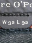 Vorschaubild 2 von Jeans Regular Fit Damen Gr. W32/40/L Blau Baumwolle Uni Casual 45 cm