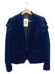 Vorschaubild 1 von Blazer Damen Blau Gr. 38/M Polyester Uni Elegant Langarm
