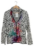 Vorschaubild 2 von Blazer Damen Mehrfarbig Gr. 38/M Baumwolle Tierdruck Animal-Print