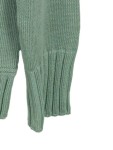 Vorschaubild 3 von Pullover Damen Grün Gr. 42/XL Baumwolle Uni Klassisch Langarm Alltag