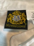 Vorschaubild 6 von Trachtenhemd Herren Gr. 50/L Weiß Stehkragen Baumwolle