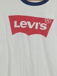 Vorschaubild 3 von Herren T-Shirt Gr. M Weiß Logo-Print Ringer Baumwolle