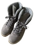 Vorschaubild 2 von Damen Stiefelette Gr. 38 Grau Gefüttert Schnürung Winterboots