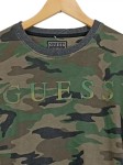 Vorschaubild 2 von Pullover Herren Camouflage Logo Print Grün Gr. S Baumwolle