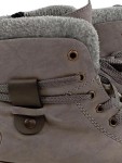 Vorschaubild 4 von Damen Stiefelette Gr. 38 Grau Gefüttert Schnürung Winterboots