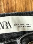 Vorschaubild 5 von High Waist Jeans Damen Gr. S 36 Schwarz Uni Baumwolle Stretch