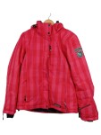 Vorschaubild 1 von Damen Skijacke Mountain Explorer Gr. 38 Rot Kariert Kapuze Outdoor