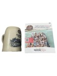 Vorschaubild 1 von Flößerkrug Floßfahrt Gaudi Bierkrug Porzellan Beige 13cm