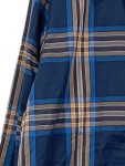 Vorschaubild 3 von Freizeithemd Herren Gr. 44/XXL Blau Baumwolle Kariert Casual Langarm