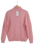 Vorschaubild 1 von Pullover Herren Rosa Baumwolle Gr. 42 XL Stehkragen