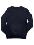 Vorschaubild 2 von Pullover Herren Gr. 52/L Blau Wolle Uni Business Langarm Herbst/Winter