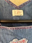 Vorschaubild 5 von Jeanskleid Kinder Blau Gr. 92 Baumwolle Uni Casual Alltag Frühjahr/Sommer