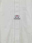 Vorschaubild 5 von Trachtenhemd Herren Gr. 50/L Weiß Stehkragen Baumwolle