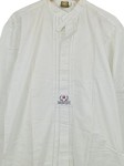 Vorschaubild 3 von Trachtenhemd Herren Gr. 50/L Weiß Stehkragen Baumwolle