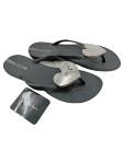Vorschaubild 1 von Zehentrenner Damen Gr. 38 Schwarz Kunststoff Slip-On Feminin Freizeit