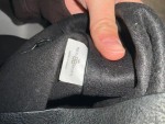 Vorschaubild 5 von Rucksack Damen Schwarz Polyurethan Uni Casual Alltag Knopf Mittel