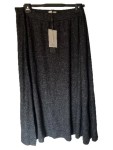 Vorschaubild 3 von A-Linienrock Damen Grau Gr. 44/XXL Viskose Meliert Klassisch Alltag Büro
