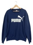 Vorschaubild 1 von Sweatshirt Herren Gr. 54/XL Blau Baumwolle Logo-Print Sportlich Langarm