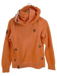 Vorschaubild 1 von Kapuzenpullover Damen Orange Gr. 38/M Baumwolle Polyurethan Meliert
