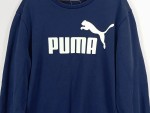 Vorschaubild 2 von Sweatshirt Herren Gr. 54/XL Blau Baumwolle Logo-Print Sportlich Langarm