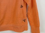 Vorschaubild 4 von Kapuzenpullover Damen Orange Gr. 38/M Baumwolle Polyurethan Meliert