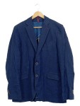 Vorschaubild 1 von Sakko Herren Blau Gr. 50/M Uni Casual Langarm Business Knopf