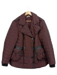 Vorschaubild 1 von Steppjacke Damen Gr. 44/XXL Braun Polyester Uni Casual Langarm Alltag