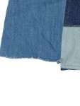Vorschaubild 3 von Jeansrock Damen Gr. 38/M Blau Baumwolle Uni Vintage Freizeit