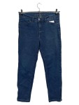 Vorschaubild 1 von Jeans Slim Fit Damen Blau Gr. W31/40/L Baumwolle Uni Casual Alltag Knopf L27