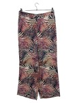 Vorschaubild 1 von Stoffhose Damen Mehrfarbig Gr. 42 Viskose Florales Muster Casual Freizeit