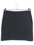Vorschaubild 1 von A-Linienrock Damen Schwarz Gr. 36/S Polyamid Strukturmuster Modern