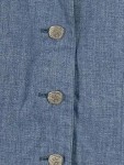 Vorschaubild 3 von Trachtenjacke Damen Blau Gr. 40/L Viskose Acetat Uni Langarm