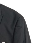 Vorschaubild 3 von Sakko Herren Gr. 54/XL Schwarz Uni Elegant Langarm Knopfleiste