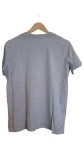 Vorschaubild 2 von T-Shirt Herren Grau Gr. 54/XL Baumwolle Schriftzug Casual Kurzarm