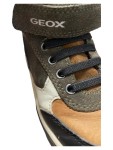 Vorschaubild 3 von Kinder Sneaker High Top Gr. 25 Braun Grau Leder Klettverschluss