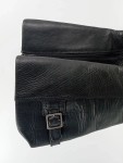 Vorschaubild 4 von Stiefel Damen Gr. 39 Schwarz Leder Reißverschluss 2 cm Casual Alltag Uni