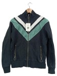 Vorschaubild 1 von Sweatjacke Damen Gr. 36/S Schwarz Baumwolle Grafisch Retro Langarm