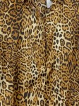 Vorschaubild 3 von Bluse Damen Braun Gr. 46/3XL Polyester Tierdruck Animal-Print Langarm