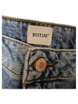 Vorschaubild 3 von Mom Jeans Damen Gr. 30 Hellblau High Waist Baumwolle NEU